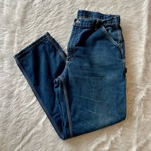 Carhartt Insulated Men’s Blue Jeans 40x34